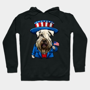 Fourth of July Wheaten Terrier Hoodie